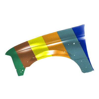 FORD TRUCKS & VANS RANGER FENDER LEFT (Driver Side) W/WHEEL OPNG MLDG OEM#5L5Z16006B 2004-2005 PL#FO1240238