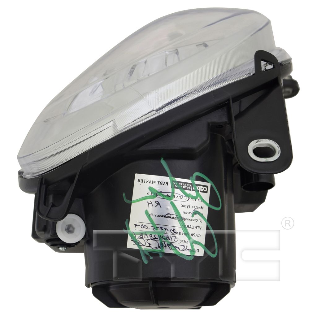 FIAT 500 2DOORS (FIAT) HEAD LAMP ASSEMBLY LEFT (Driver Side) (CHROME BEZEL)(PROJECTOR) **CAPA** OEM#5182429AE 2012-2019 PL#FI2502100C