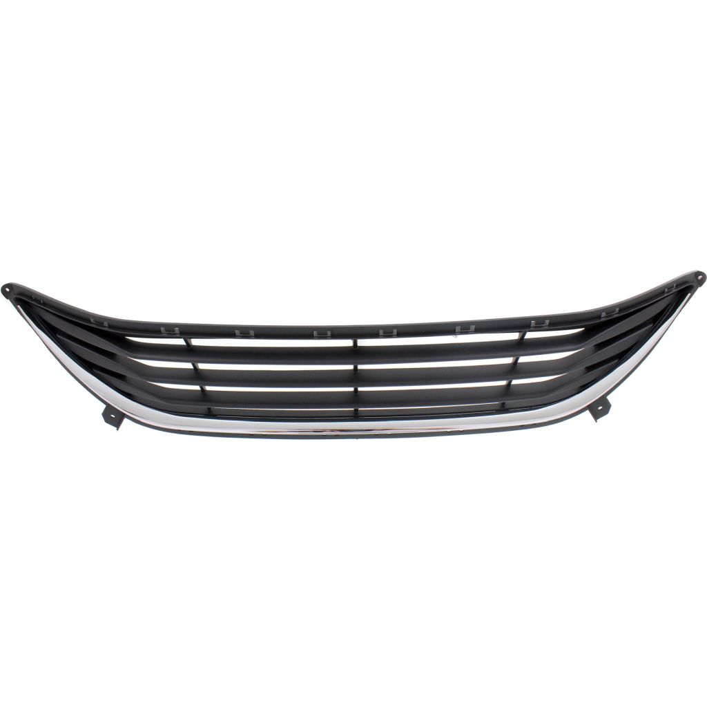 HYUNDAI ELANTRA SEDAN FRONT BUMPER GRILLE BLACK W/LWR OUTER CHROME MOLDING (GLS) OEM#865603Y000 2011-2013 PL#HY1036115