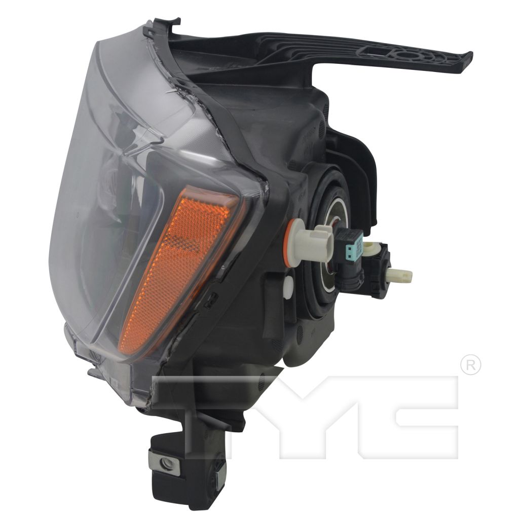JEEP COMPASS HEAD LAMP ASSEMBLY LEFT (Driver Side) (WO/PROJECTOR)(BLK BEZEL) **CAPA** OEM#68171215AB 2013-2017 PL#CH2502246C