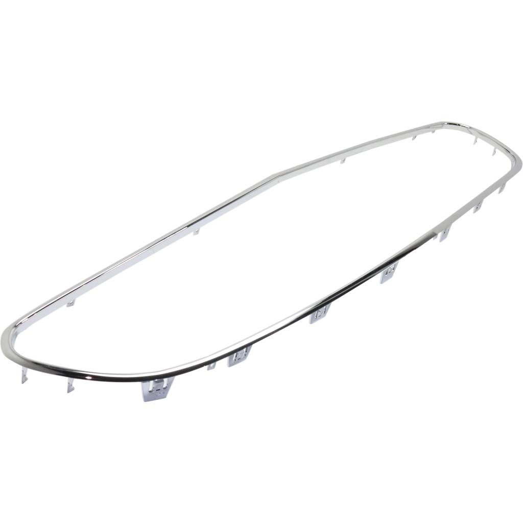 MERCEDES-BENZ E-CLASS HYBRID (E400) GRILLE FRAME MOLDING CHROME (W/CENTER GRILLE EMBLEM)**CAPA** OEM#2128852574 2014-2015 PL#MB1202104C