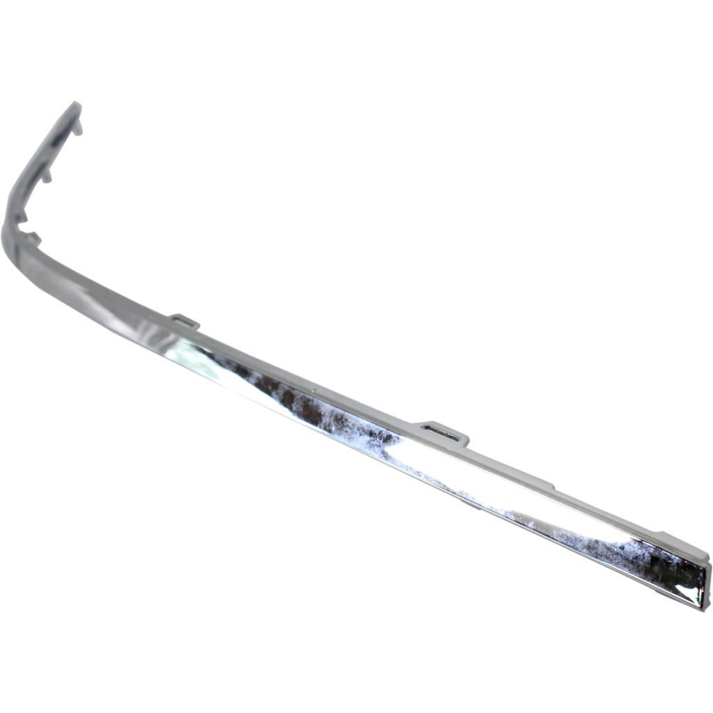 BMW BMW 7 SERIES FRONT BUMPER OUTER COVER UPPER MOLDING LEFT (Driver Side) CHROME (745Li/760Li) OEM#51117135557 2006-2008 PL#BM1046125