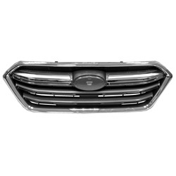 SUBARU OUTBACK GRILLE ASSY PTD-SILVER (WO/50th Edition)(W/CHROME TRIM) OEM#91121AL17B 2018-2019 PL#SU1200172