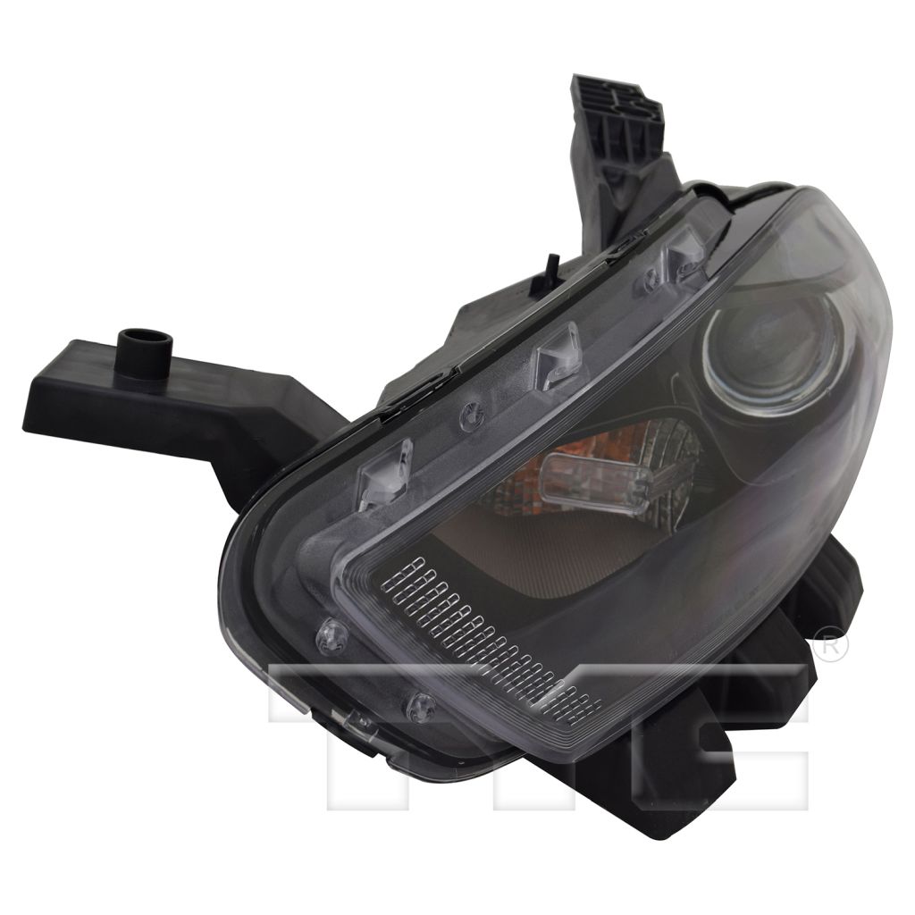 DODGE DART HEAD LAMP ASSEMBLY LEFT (Driver Side) (HALOGEN)(BLK BEZEL)**CAPA** OEM#68085141AL 2013-2015 PL#CH2502240C