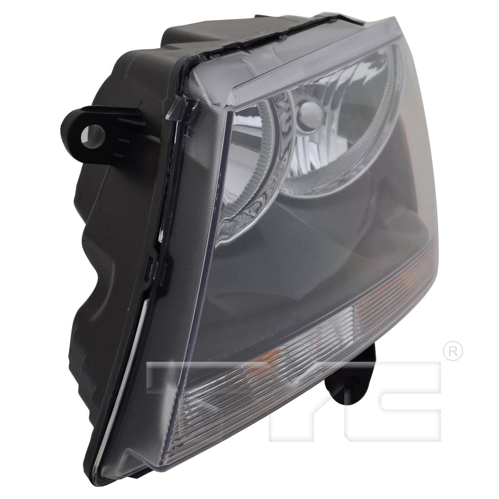 DODGE AVENGER HEAD LAMP ASSEMBLY LEFT (Driver Side) (BLACK HSG)**CAPA** OEM#5303745AD 2008-2014 PL#CH2502194C