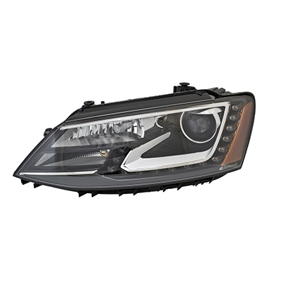 VOLKSWAGEN JETTA SEDAN (EXC GLI) HEAD LAMP ASSEMBLY LEFT (Driver Side) (BI-XENON) OEM#5C7941751D 2013-2016 PL#VW2502153