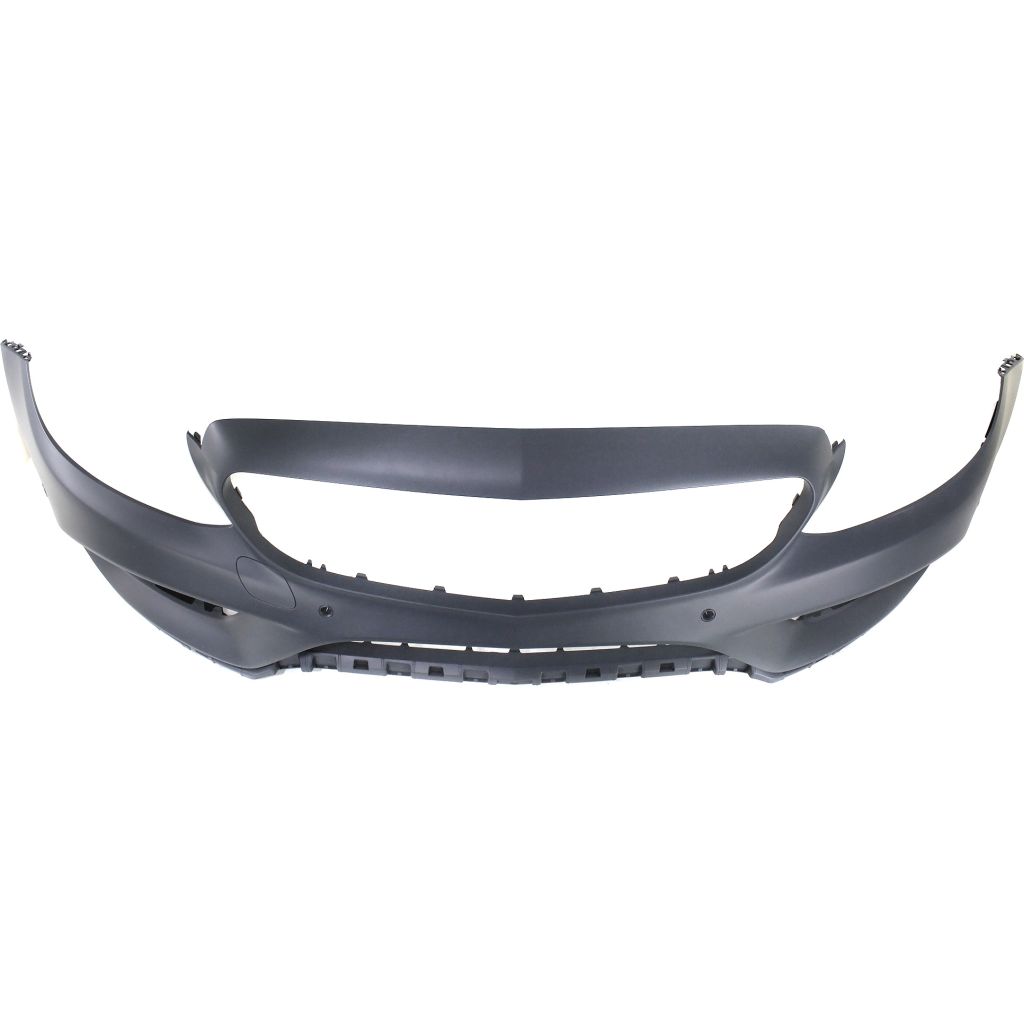 MERCEDES-BENZ C-CLASS CONV FRONT BUMPER COVER PRIMED C300 W/ SPORT)(C43) W/SENSOR WO/SURROUND VIEW**CAPA** OEM#2058801840649999 2017-2018 PL#MB1000494C