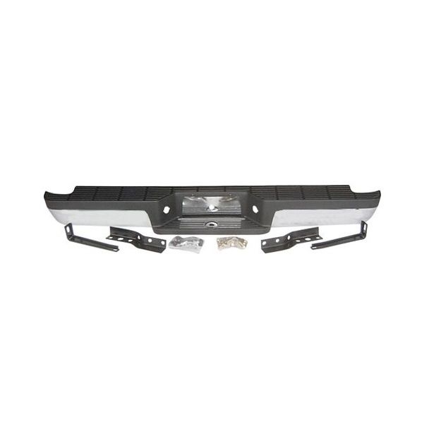 FORD TRUCKS & VANS RANGER STEP BUMPER ASSY CHROME (STYLE SIDE)(W/BLACK PADS) **CAPA** OEM#4L5Z17906AA-PFM 1998-2011 PL#FO1102306C