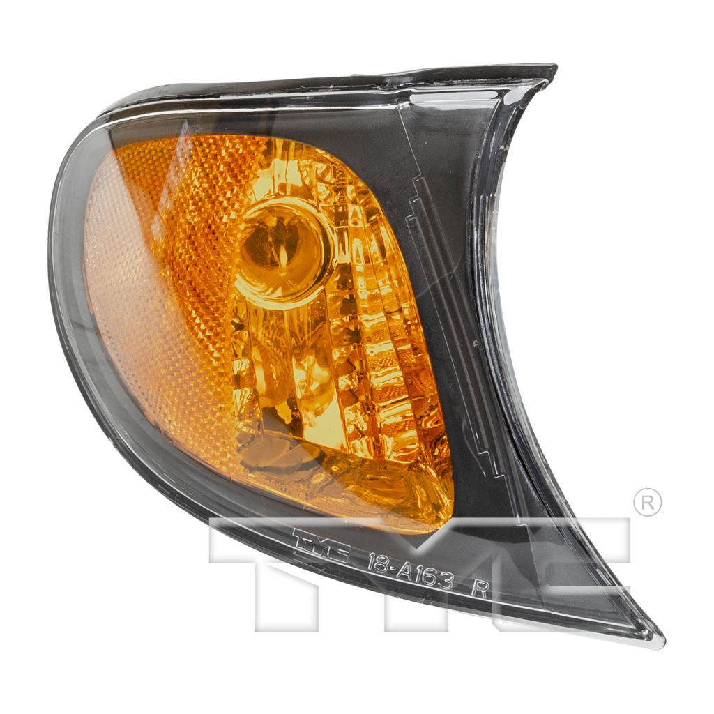 BMW BMW 3( i/xi ) (SEDAN/WAGON) CORNER LAMP RIGHT (Passenger Side) (AMBER SIGNAL W/BLACK BASE) OEM#63137165860 2002-2005 PL#BM2521109