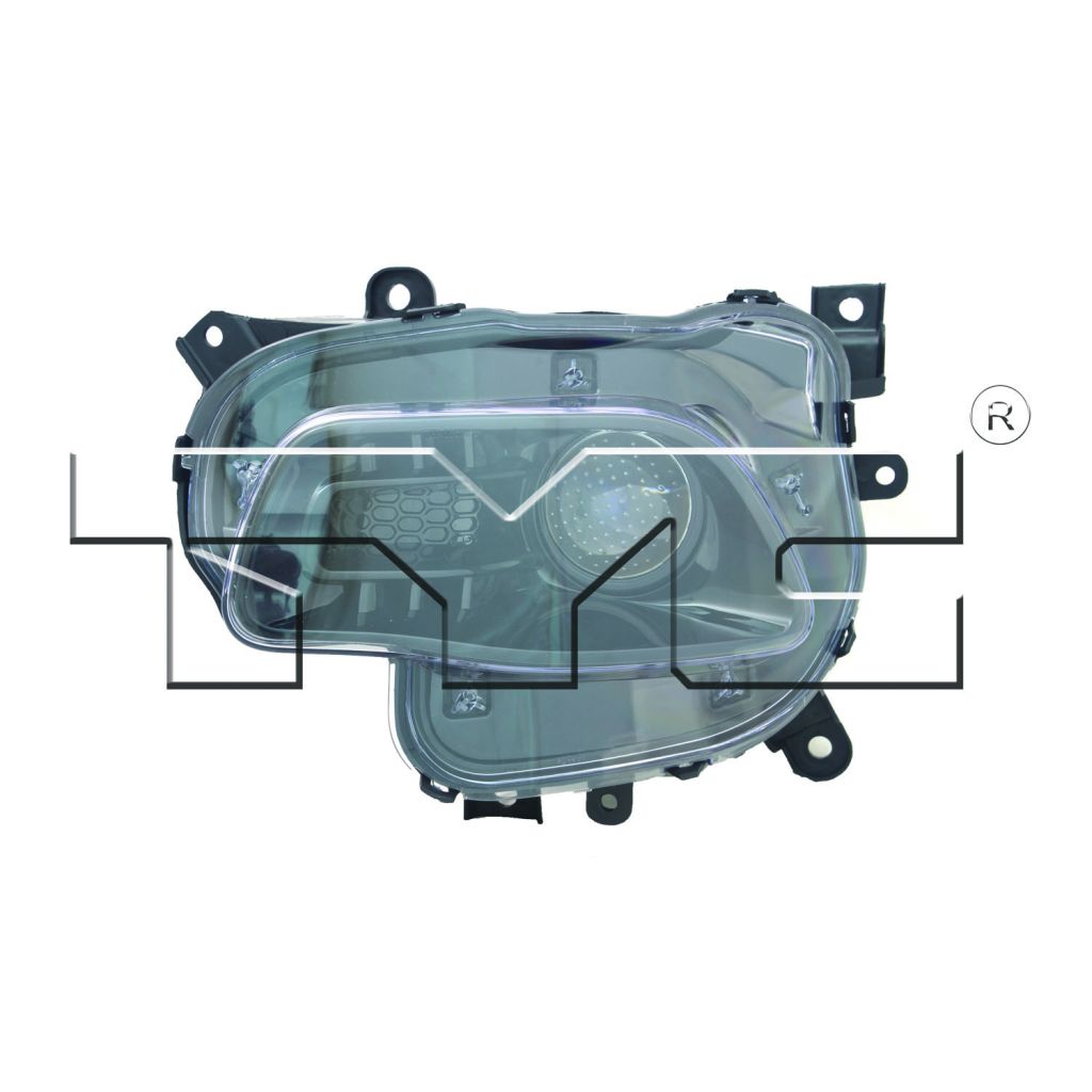 JEEP CHEROKEE HEAD LAMP ASSEMBLY LEFT (Driver Side) (HALOGEN)(BLK)(LOWER) OEM#68102847AE 2014-2016 PL#CH2502249