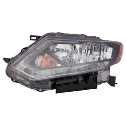 NISSAN(DATSUN) ROGUE (2.5L) HEAD LAMP ASSEMBLY LEFT (Driver Side) (HALOGEN HEAD/LAMP )(LED DRL) **CAPA** OEM#260604BA2A 2014-2016 PL#NI2502226C