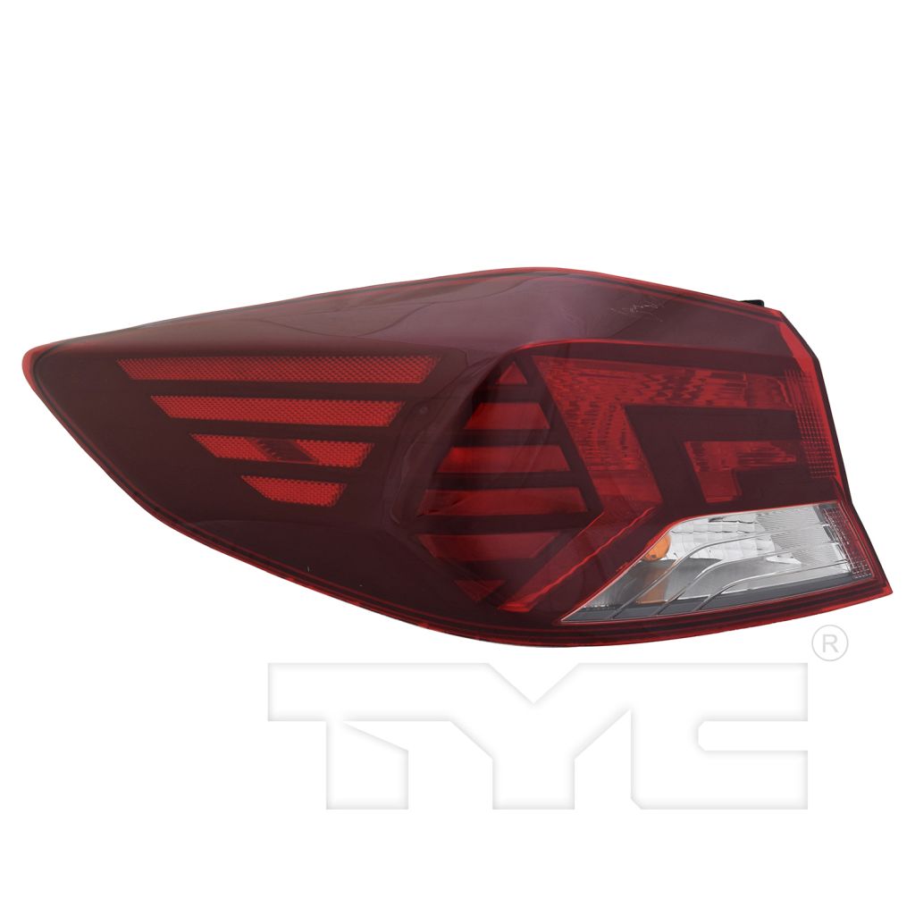 HYUNDAI ELANTRA SEDAN TAIL LAMP ASSY LEFT (Driver Side) (OUTER)(HALOGEN)(KOREA) OEM#92401F2510 2019-2020 PL#HY2804164