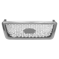 FORD TRUCKS & VANS FORD/PU (F150 EXC HERITAGE) GRILLE CHROME/SLV (Lariat MDL)(W/Honeycomb Type) OEM#4L3Z8200DA 2004-2008 PL#FO1200427