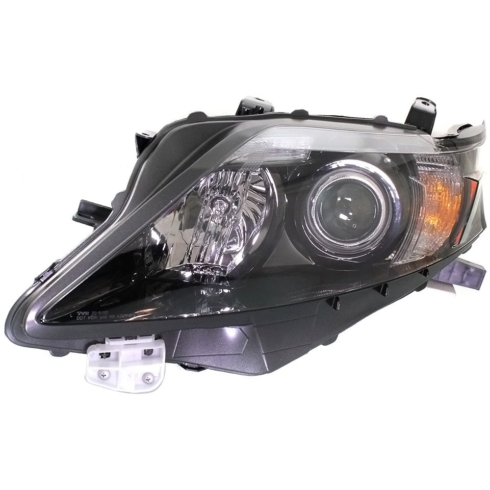 LEXUS RX 350 HEAD LAMP ASSEMBLY LEFT (Driver Side) (HALOGEN)(BLK BEZEL)(CANADA) OEM#811500E170 2012 PL#LX2502155