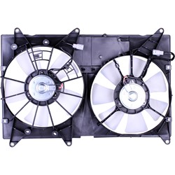 TOYOTA HIGHLANDER RADIATOR & A/C FAN ASSY (L4 W/TOW PKG)(V6 WO/TOW)(DUAL FAN) OEM#1671120120-PFM 2001-2007 PL#TO3115128