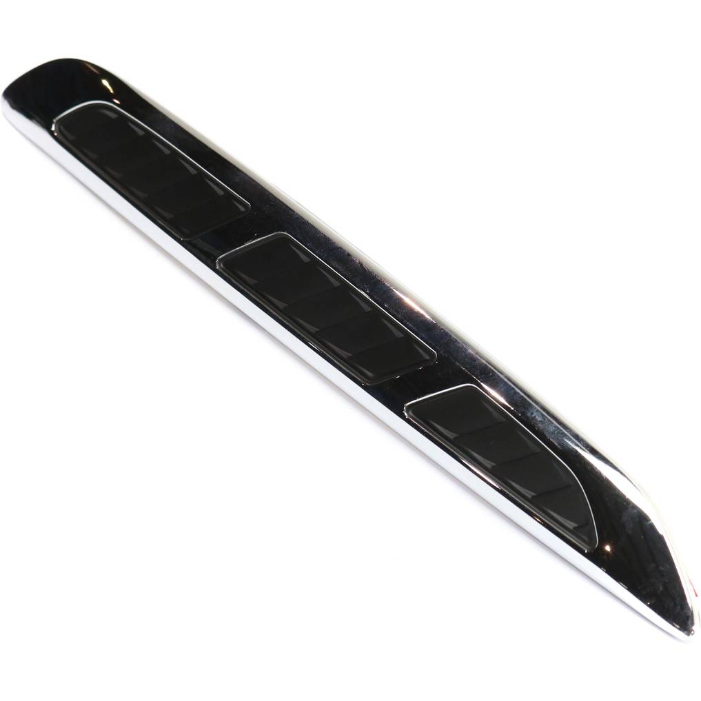 BUICK ENCLAVE HOOD MOLDING SIDE LEFT (Driver Side) CHR/BLK OEM#25867285 2008-2012 PL#GM1235126
