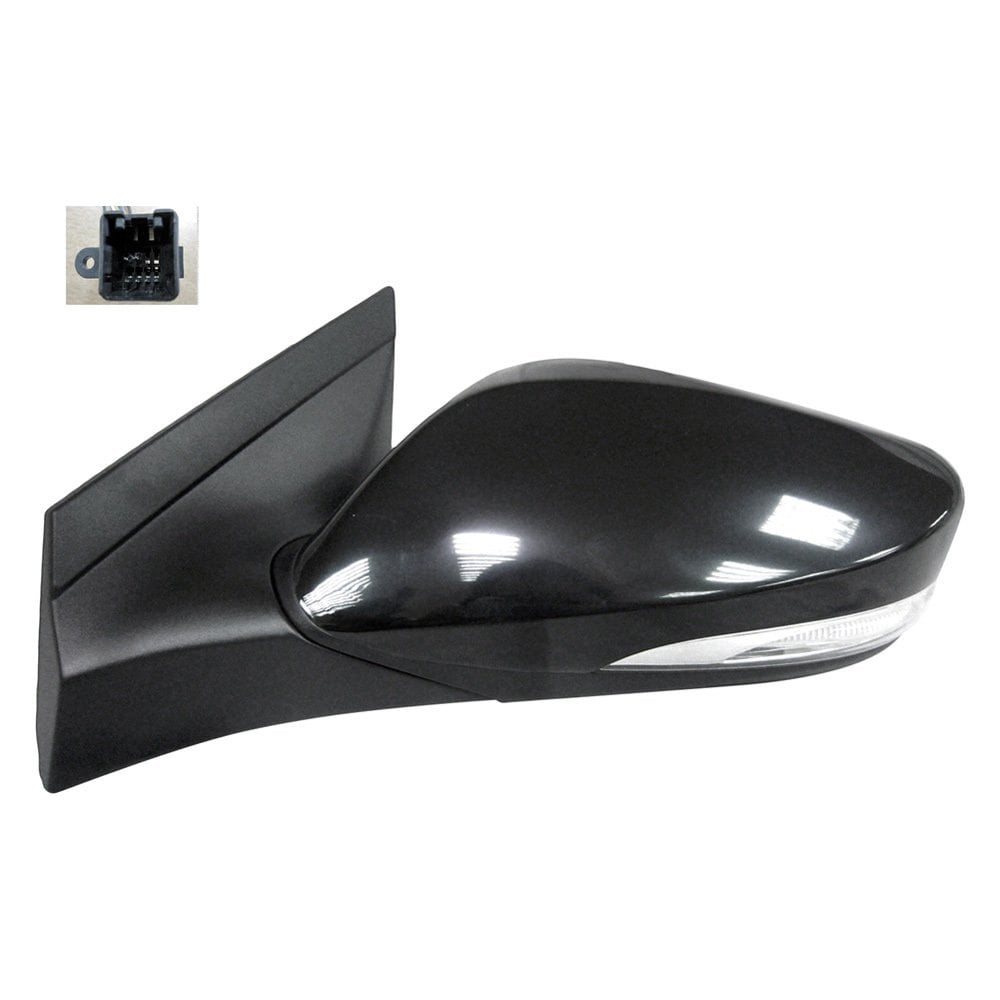 HYUNDAI ACCENT HATCHBACK DOOR MIRROR LEFT (Driver Side) POWER/ NOT HEATED (W/ SIGNAL)(WO/BLIND SPOT MIRROR) OEM#876101R240 2012-2017 PL#HY1320182