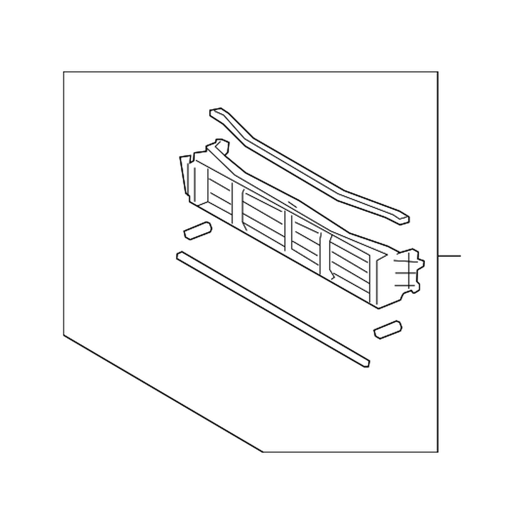 TOYOTA AVALON HYBRID RADIATOR ACTIVE GRILLE AIR SHUTTER OEM#5318006092 2022 PL#TO1206110
