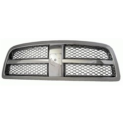 DODGE TRUCKS & VANS DODGE/PU R1500 GRILLE ASSY CHROME/CHROME MESH OEM#55372059AB 2009-2012 PL#CH1200326