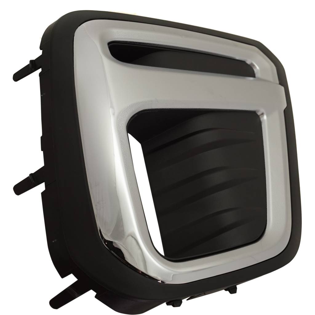 SUBARU FORESTER FOG LAMP COVER RIGHT (Passenger Side) BLACK W/CHROME MLDG (W/LED FOG) OEM#57731SJ120 2019-2021 PL#SU1039120