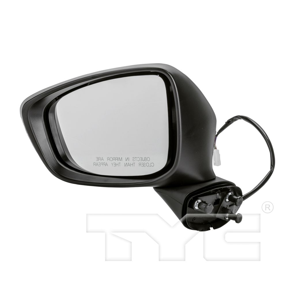 MAZDA CX-5 DOOR MIRROR LEFT (Driver Side) PWR/NON-HTD/SIGNAL (WO/BLIND SYSTEM)(TO 4-1-14) OEM#KD3569181G-PFM 2013-2015 PL#MA1320175