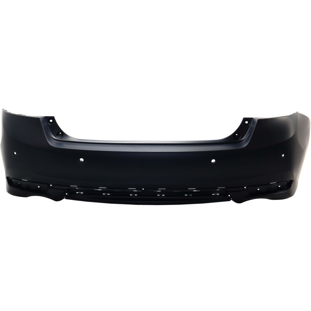 HONDA ACCORD SEDAN REAR BUMPER COVER PRIMED (4/6 CYL) (DUAL EXHAUST)(W/ SENSOR) **CAPA** OEM#71500T2FA80ZZ 2016-2017 PL#HO1100293C