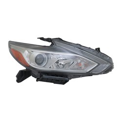 NISSAN(DATSUN) ALTIMA SEDAN HEAD LAMP ASSEMBLY RIGHT (Passenger Side) (HALOGEN)(WO/LED DRL)(CHR BEZEL) **CAPA** OEM#260109HS9A 2016-2018 PL#NI2503247C