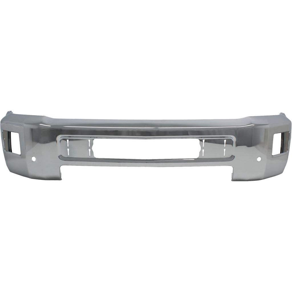 GM TRUCKS & VANS SILVERADO/PU 2500/3500 (CHEVY) FRONT BUMPER CHROME (W/FOG)(W/SENSOR)**CAPA** OEM#23229369 2015-2019 PL#GM1002850C