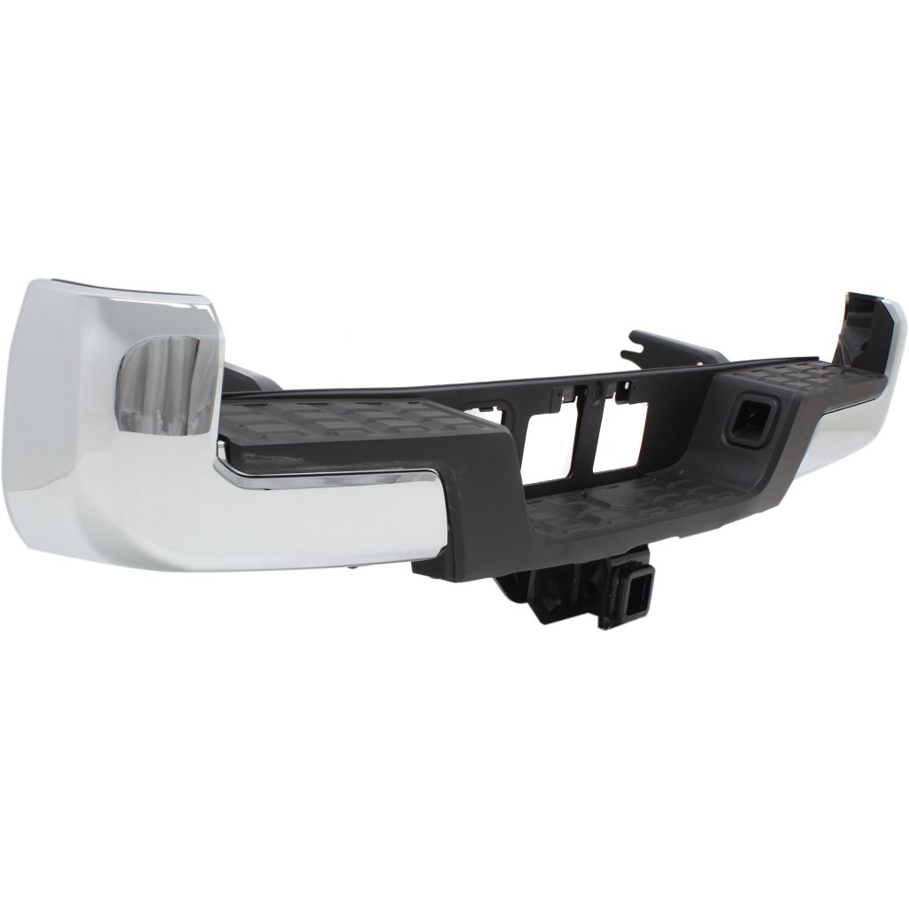 TOYOTA TACOMA REAR STEP BUMPER ASSY CHROME (WO/SENSOR)(W/TOW HITCH) OEM#5215904030-PFM 2016-2023 PL#TO1103129
