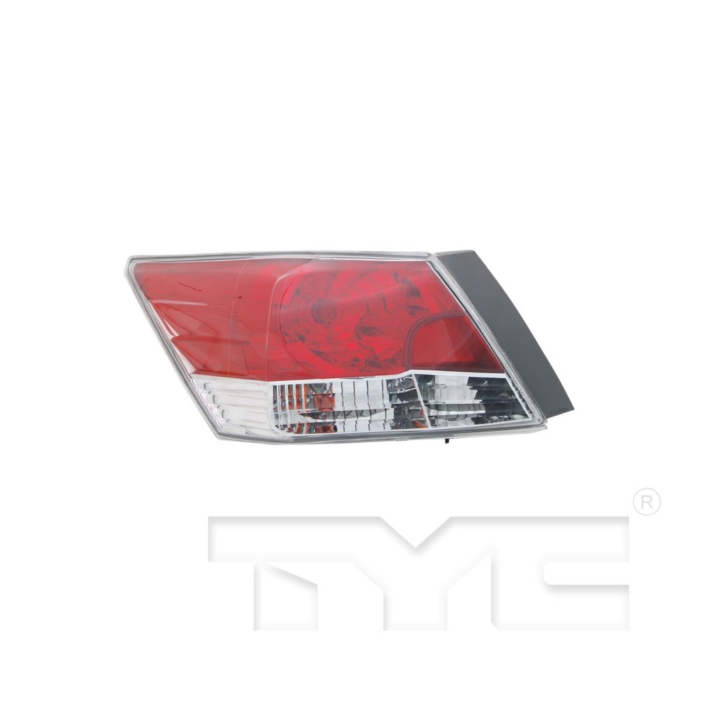 HONDA ACCORD SEDAN TAIL LAMP ASSEMBLY LEFT (Driver Side) **CAPA** OEM#33550TA0A01 2008-2012 PL#HO2800172C