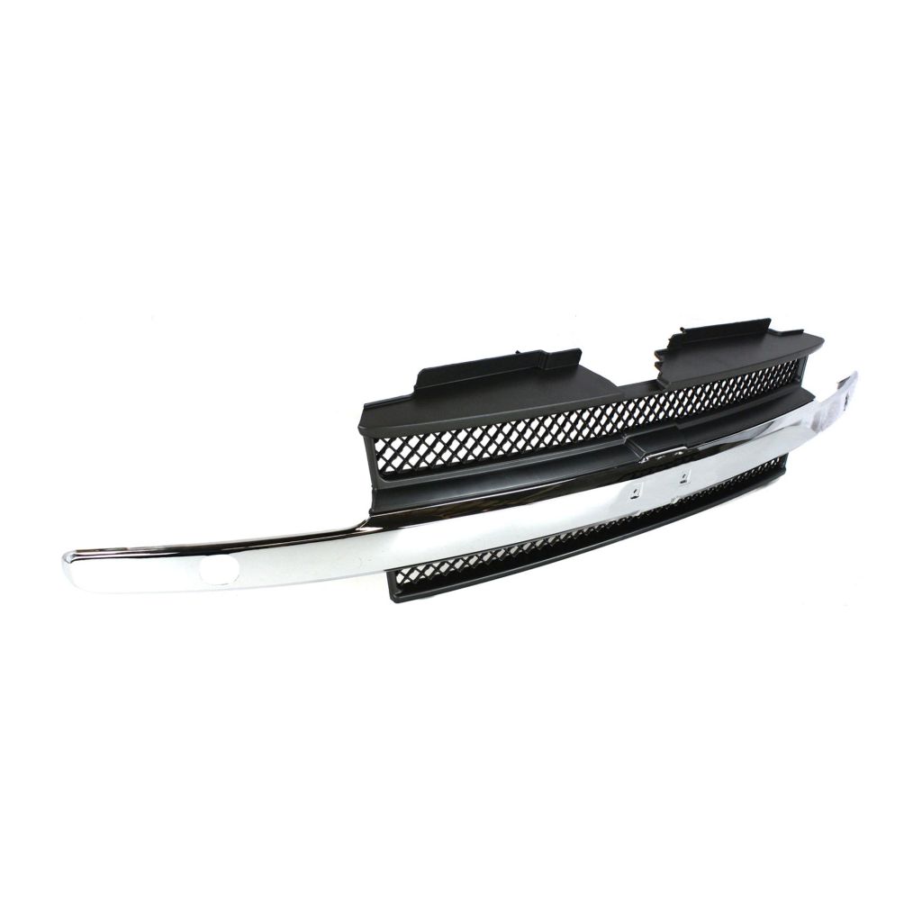 GM TRUCKS & VANS TRAILBLAZER GRILLE (W/CHROME MLDG)(W/ HEAD LAMP WASHERS)(EXC 06-09 LT & SS) OEM#12336054 2002-2009 PL#GM1200498