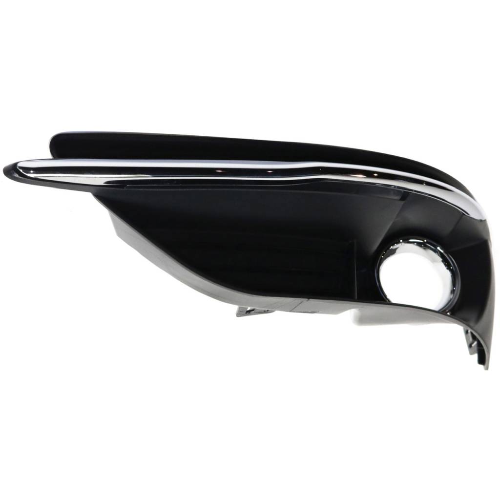 CHRYSLER 200 CONV FOG LAMP COVER LEFT (Driver Side) (W/FOG) BLK/CHR RING/CHR MOLDING OEM#68102303AA 2011-2014 PL#CH1038125