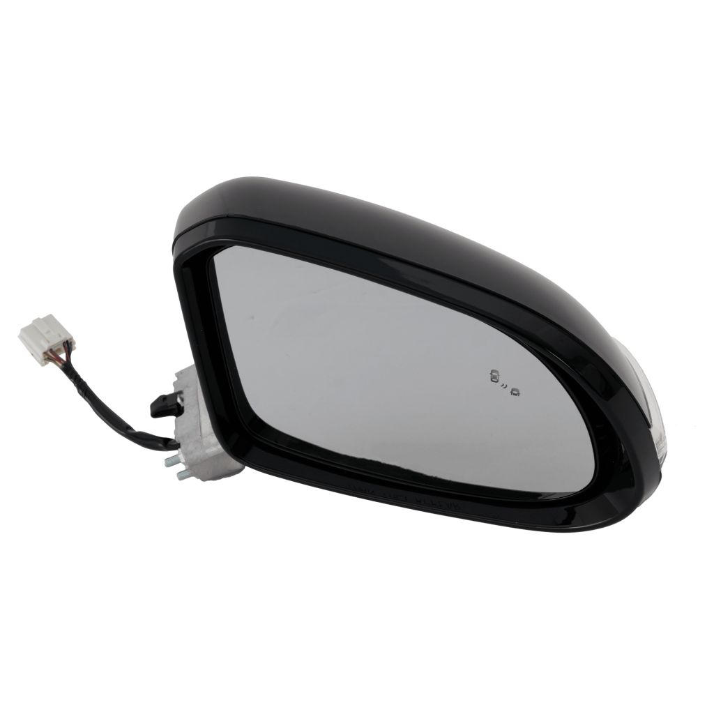 HYUNDAI SANTA FE DOOR MIRROR RIGHT (Passenger Side) PWR/HTD/SIGNAL/PUDDLE (W/BSD)(WO/CAMERA)(BLACK) OEM#87620S2130 2019-2020 PL#HY1321264