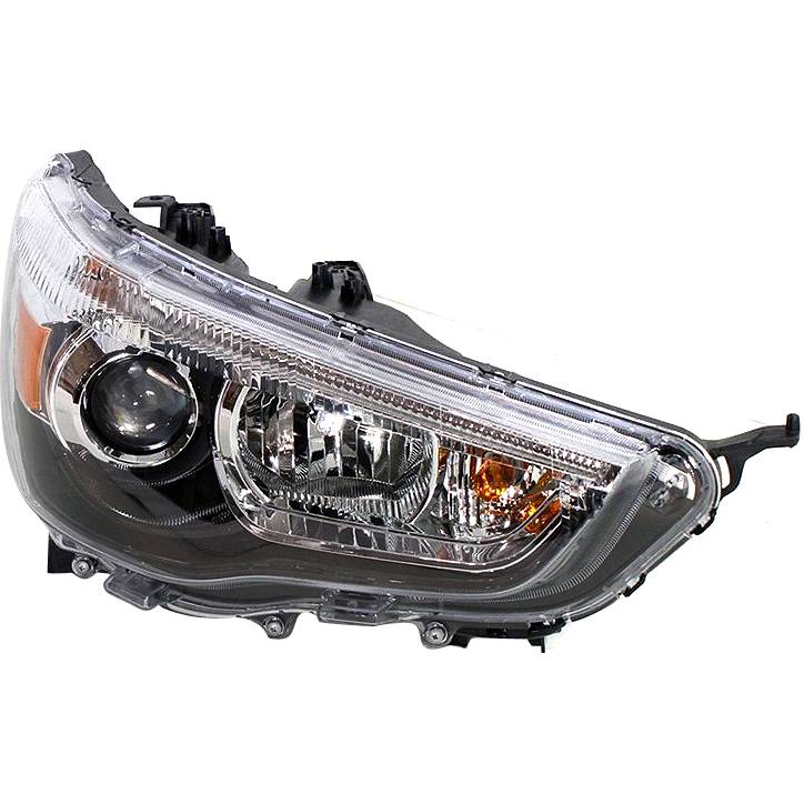 MITSUBISHI OUTLANDER SPORT (5 SEATER) HEAD LAMP ASSY RIGHT (Passenger Side) (HALOGEN) OEM#8301C224 2011-2019 PL#MI2503160
