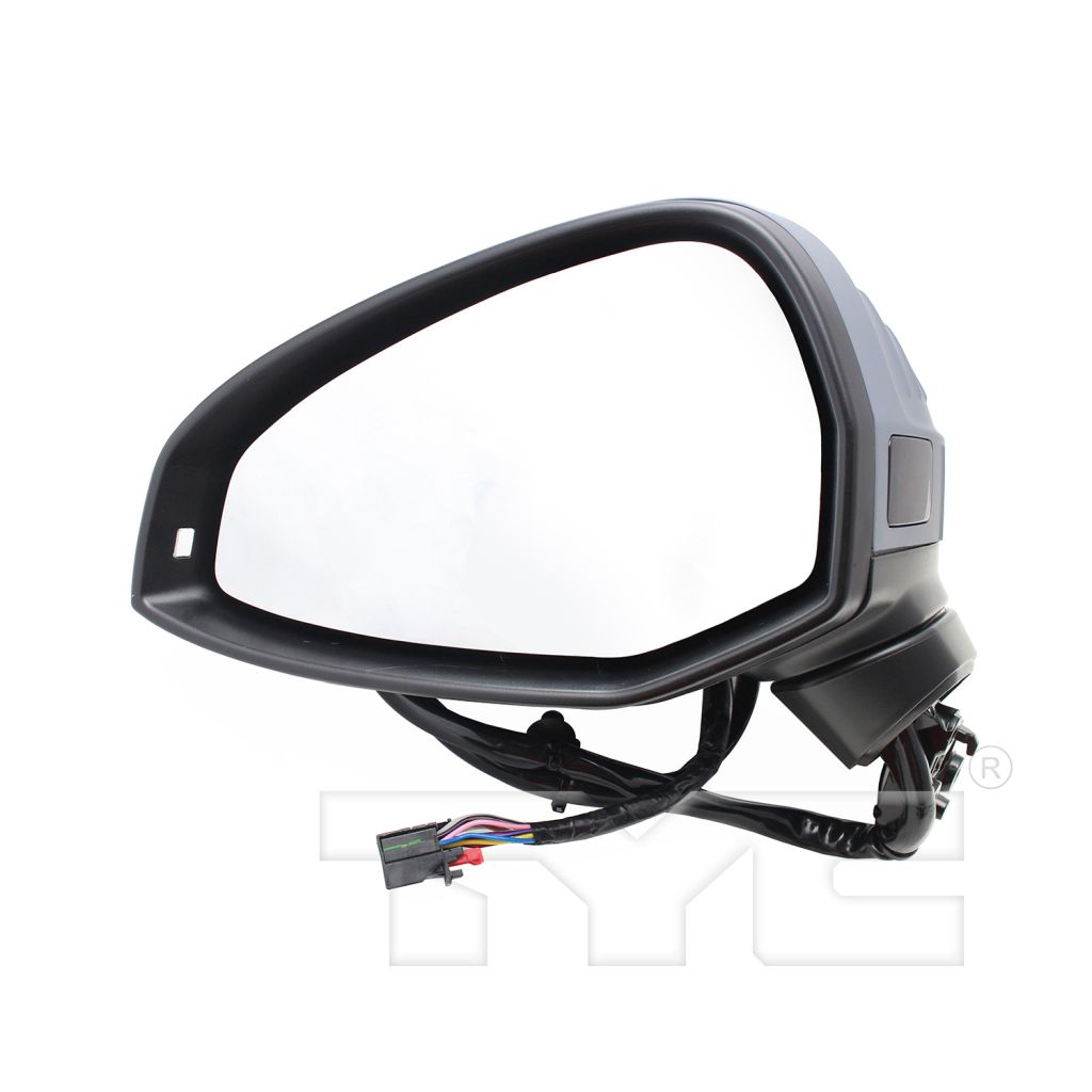 AUDI S4 SEDAN DOOR MIRROR LEFT (Driver Side) PWR/HTD/SIGNAL (W/LANE DEPARTURE)(WO/AUTO DIMMING)(PTM) OEM#8W1857409T9B9-PFM 2017-2019 PL#AU1320136