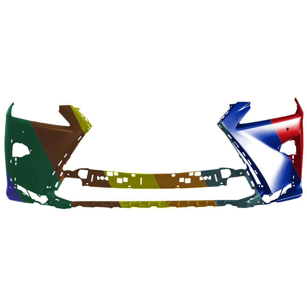 LEXUS RX 350/350L FRONT BUMPER COVER PRIMED (WO/WASHER)(W/SENSOR)(RX350L)(JAPAN) OEM#521194D936 2018-2019 PL#LX1000317