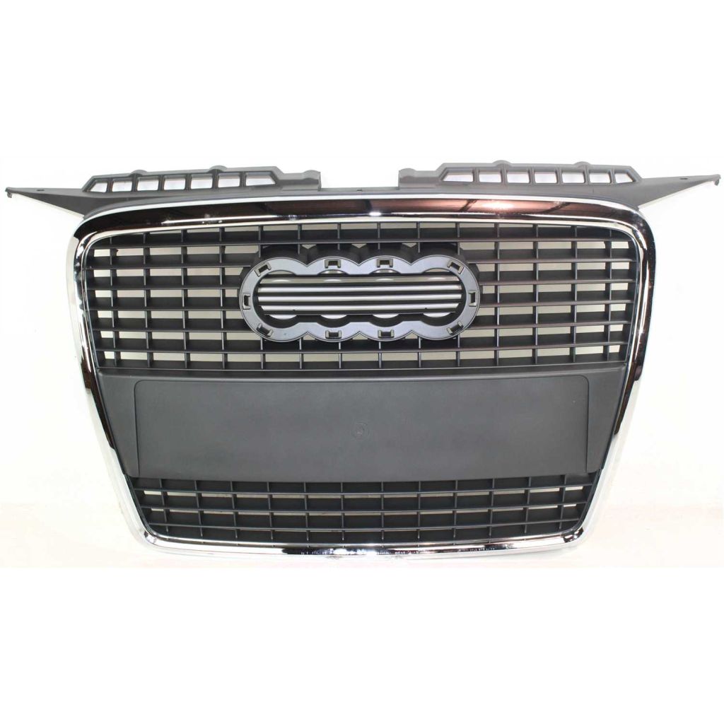 AUDI A3 GRILLE ASSY BLACK W/CHROME OUTER MLDG (WO/SPORT) OEM#8P4853651AVMZ 2006-2008 PL#AU1200115