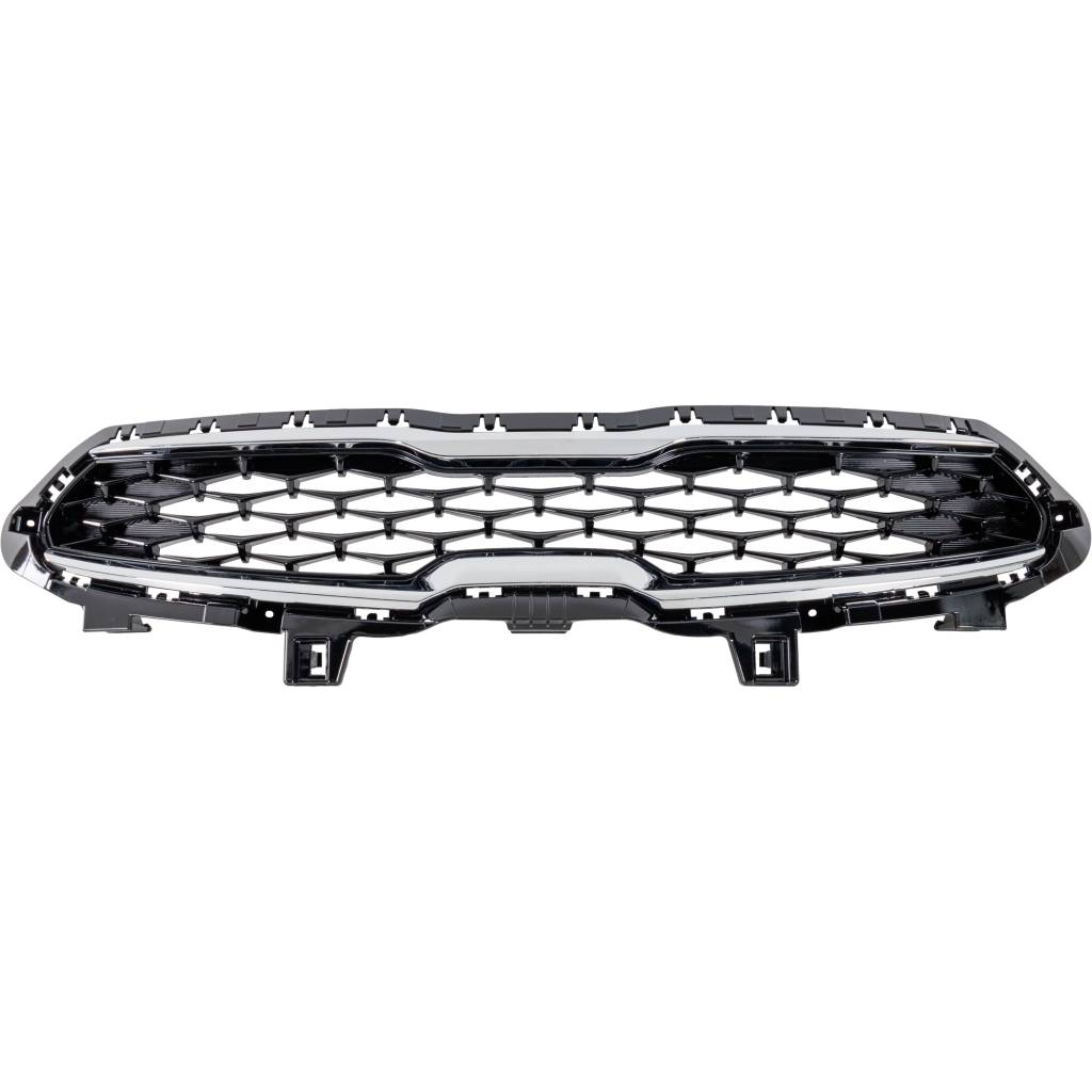 KIA FORTE SEDAN GRILLE PTD-BLACK W/CHROME MLDG (EX/S) OEM#86350M7010 2019-2021 PL#KI1200205