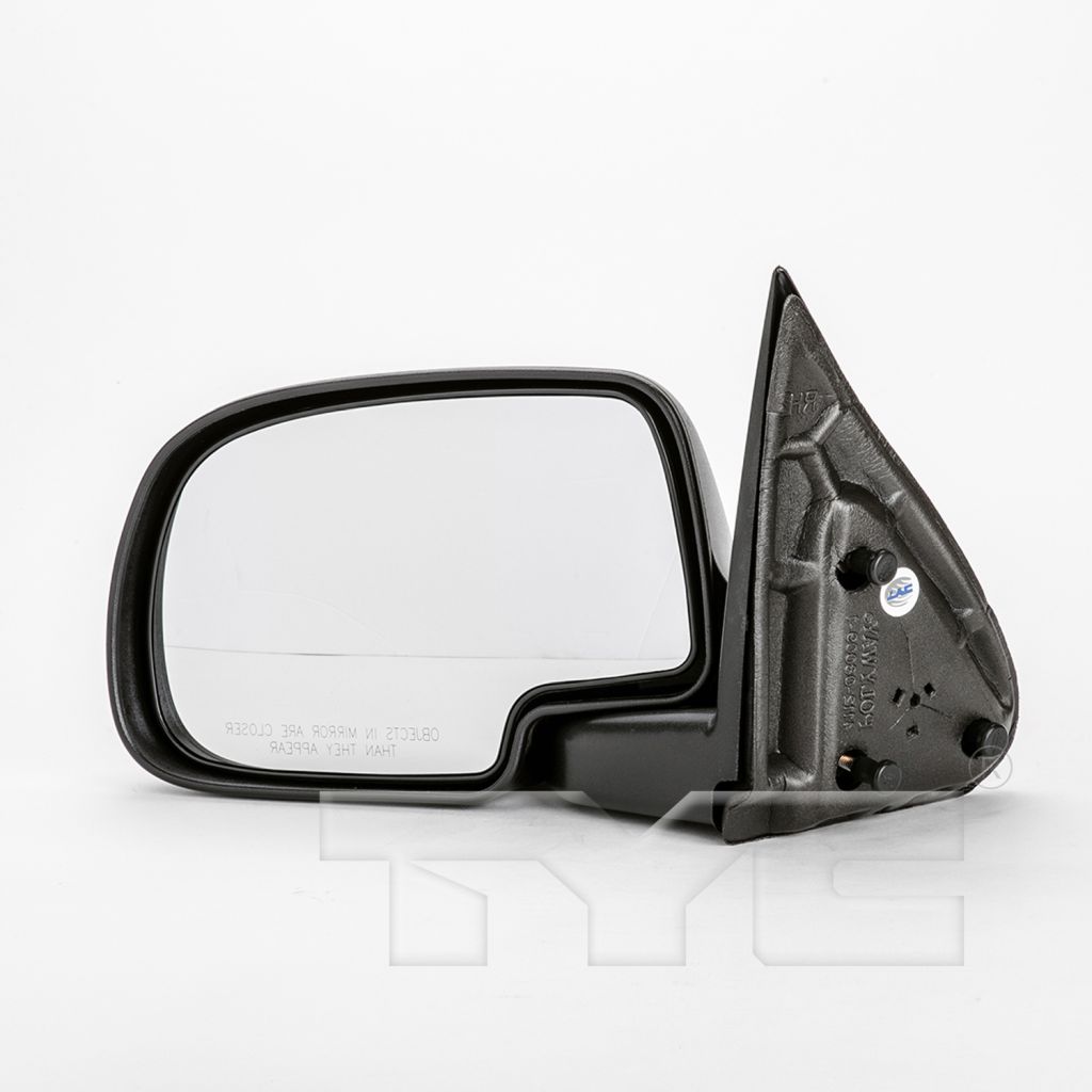 GM TRUCKS & VANS YUKON DENALI/YUKON XL DENALI (GMC) MIRROR LEFT (Driver Side) MANUAL (BLACK TXT)(STD Type) OEM#25876714 2001-2006 PL#GM1320230