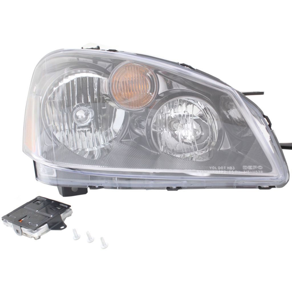 NISSAN ALTIMA HEAD LAMP ASSY RIGHT (Passenger Side) (HID)(EXC 06-06 SE-R) OEM#26010ZB925 2005-2006 PL#NI2503158
