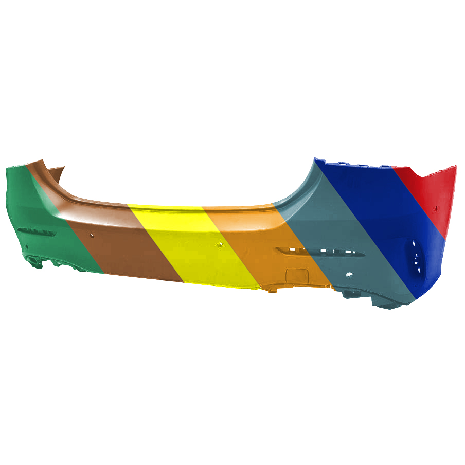 MERCEDES-BENZ A-CLASS SEDAN (177) REAR BUMPER COVER PRIMED (W/ACTIVE PARK ASSIST)(A35 W/AMG AERODYNAMICS) OEM#17788011049999 2020-2021 PL#MB1100445