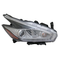 NISSAN MURANO HEAD LAMP ASSY RIGHT (Passenger Side) (LED HEAD LAMP)**CAPA** OEM#260109UE5C 2015-2018 PL#NI2503233C