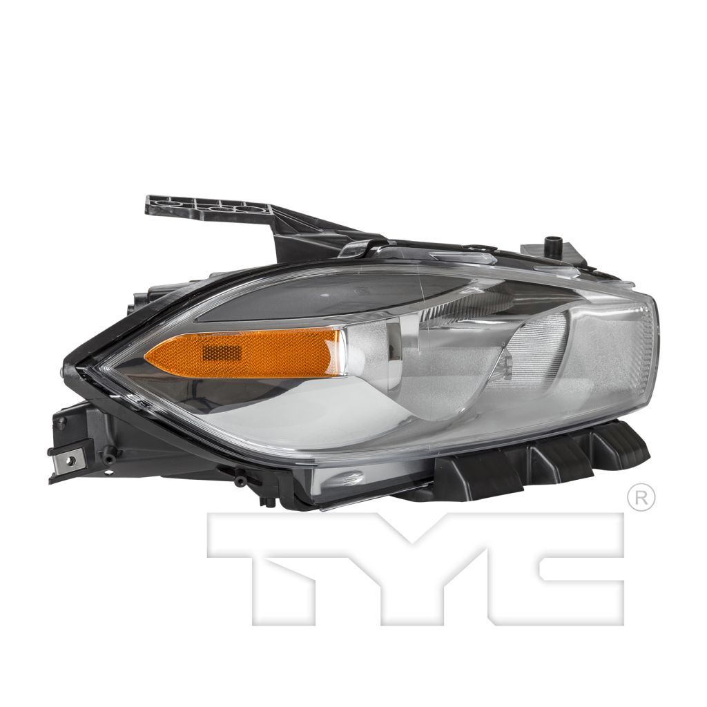 DODGE DART HEAD LAMP ASSEMBLY RIGHT (Passenger Side) (HALOGEN)(CHR BEZEL) **CAPA** OEM#68081388AL 2013-2015 PL#CH2519143C