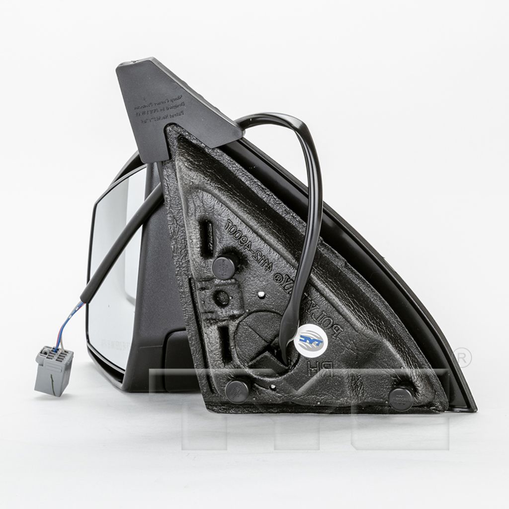 SATURN OUTLOOK DOOR MIRROR LEFT (Driver Side) PWR/N-HTD/M-FOLD (WO/SIGNAL)BLK OEM#23453775 2009-2010 PL#GM1320388