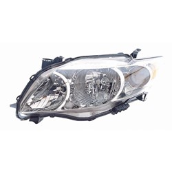 TOYOTA COROLLA/SEDAN HEAD LAMP ASSEMBLY LEFT (Driver Side) (Exc S/XRS MDL)(CANADA BUILT) **CAPA** OEM#8115002670 2009-2010 PL#TO2502182C