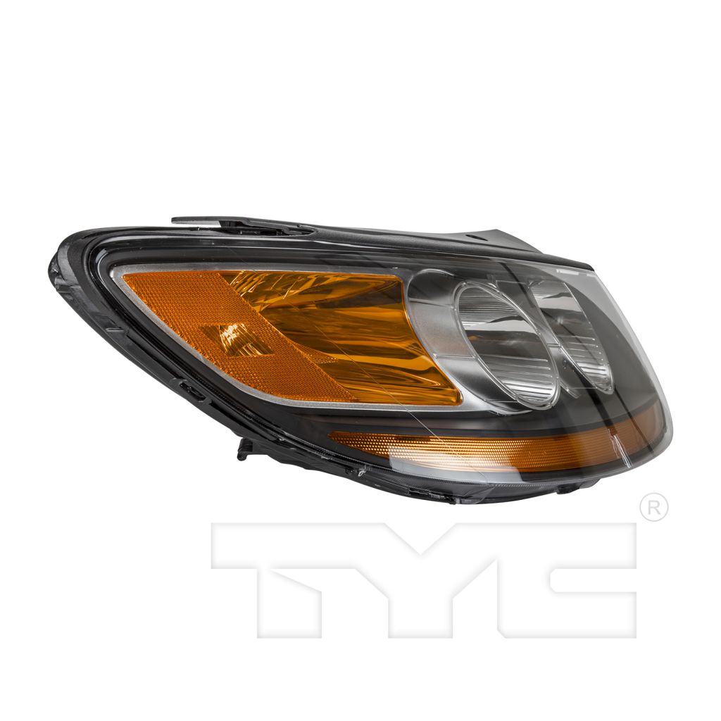 HYUNDAI SANTA FE HEAD LAMP ASSEMBLY RIGHT (Passenger Side) (LOWER SIGN AMBER)**CAPA** OEM#921020W100 2010-2011 PL#HY2503156C