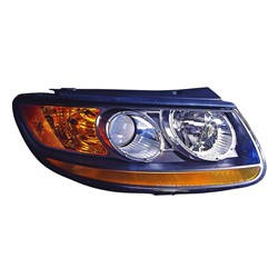 HYUNDAI SANTA FE HEAD LAMP ASSEMBLY RIGHT (Passenger Side) (LOWER SIGN AMBER)**CAPA** OEM#921020W100 2010-2011 PL#HY2503156C