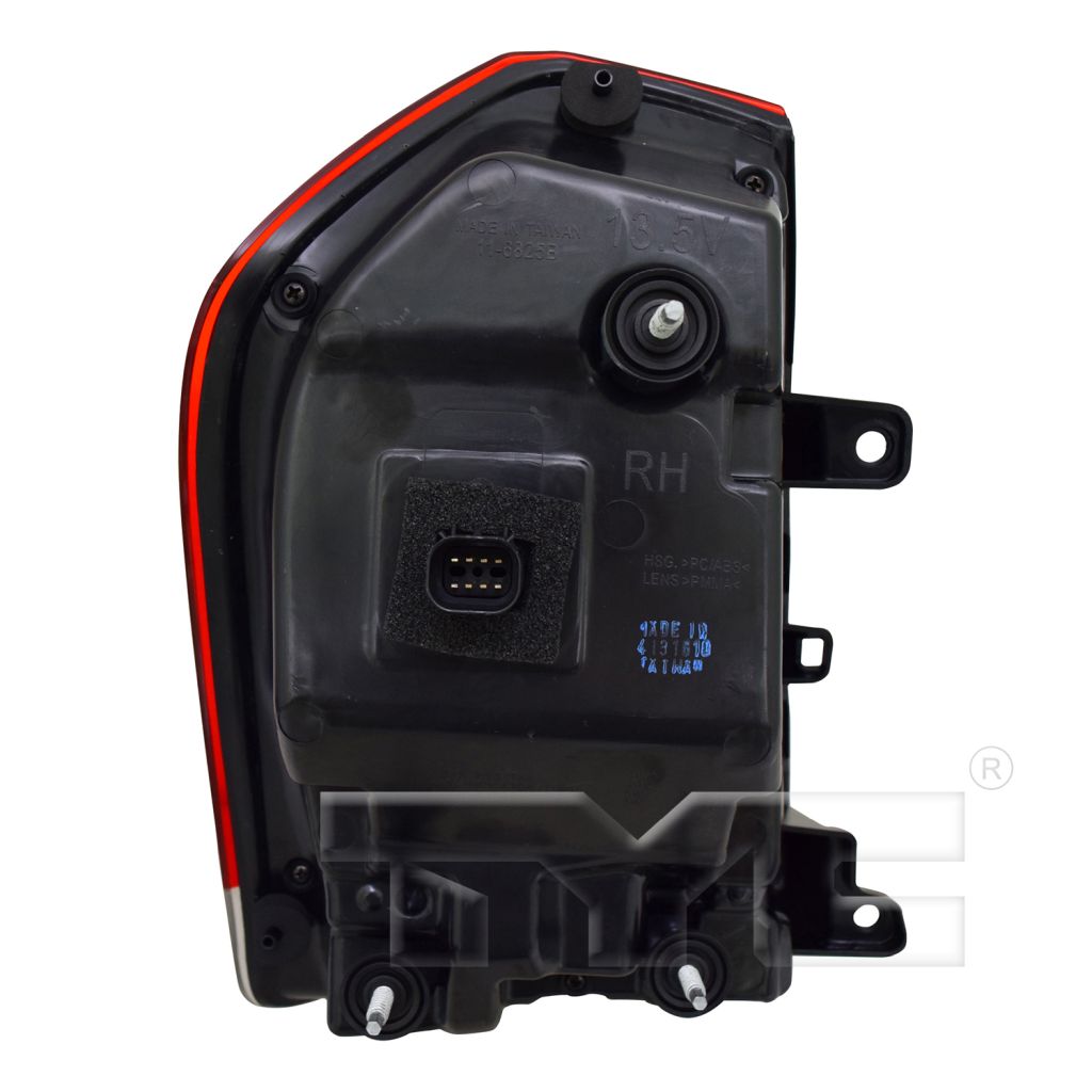 CHRYSLER 300 TAIL LAMP ASSY RIGHT (Passenger Side) (BLACK)**CAPA** OEM#68400295AA 2015-2023 PL#CH2801212C
