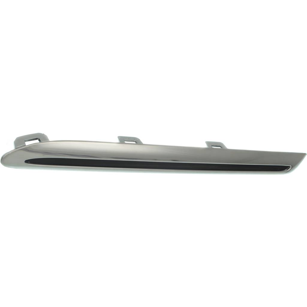 MERCEDES-BENZ E-CLASS WAGON (213) GRILLE MOLDING INSERT LOWER LEFT (Driver Side) CHROME (E400)(WO/LUXURY PKG) OEM#213888037364 2017-2020 PL#MB1214105