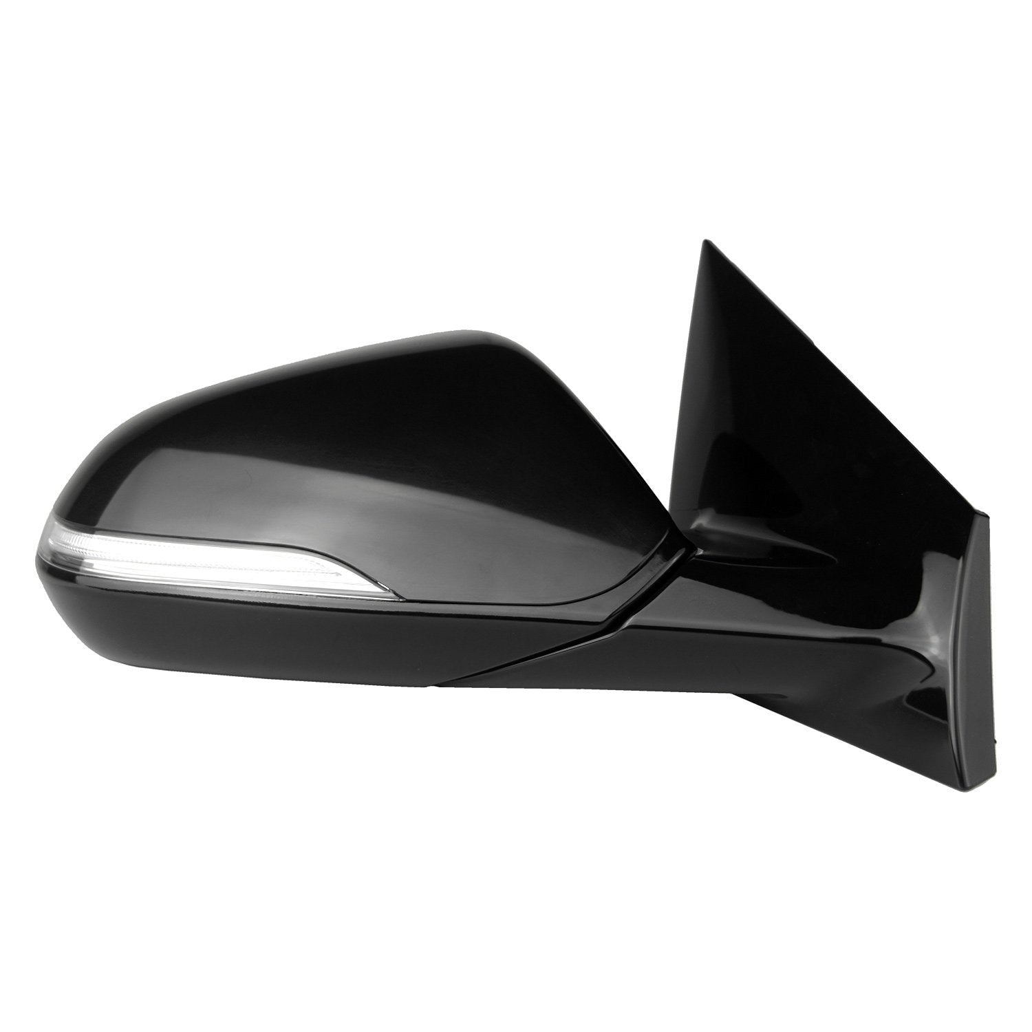 HYUNDAI SONATA DOOR MIRROR RIGHT (Passenger Side) PWR/HTD/SIGNAL (W/BSD)(W/MEMORY)(GLOSS BLACK)(MAN-FOLD) OEM#87620C2070 2015-2017 PL#HY1321229